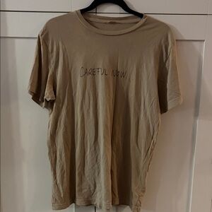 Unisex Tan Graphic T-Shirt-Zumiez